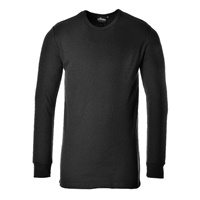 Click here for more details of the Black Long Sleeve THERMAL T-SHIRT large