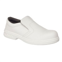 Click here for more details of the White Slip On Safety Shoe S2 (36/3)