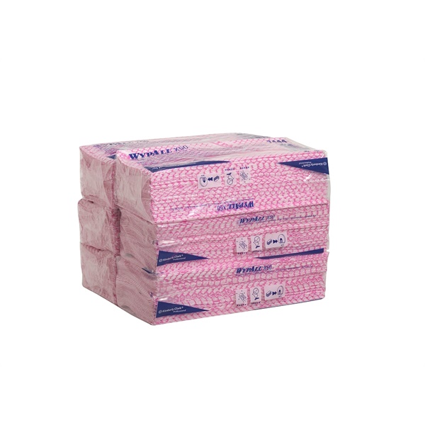 Click for a bigger picture.Wypall X50 Red Cleaning Cloths 6 x 50wipes