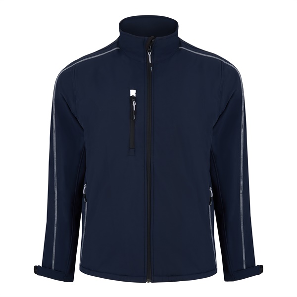 Click for a bigger picture.Navy Crane Fur-lined Softshell Jacket-M