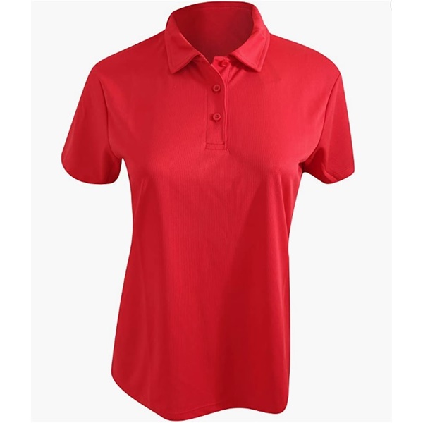 Click for a bigger picture.Red Womens Polo JUST COOL BY AWDIS- xl