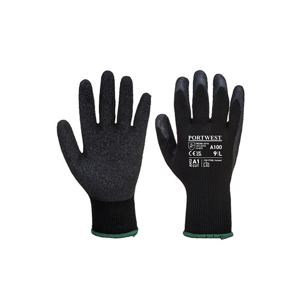 Click for a bigger picture.Black GRIP GLOVE EN388 (9/large)