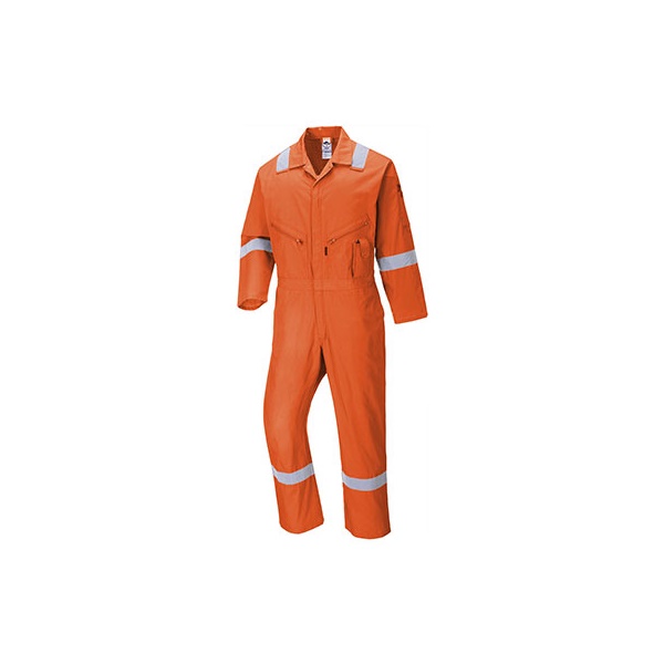 Click for a bigger picture.ORANGE - Cotton BOILERSUIT regular (L)