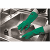 Green RUBBER GLOVES 7-7.5 (M)